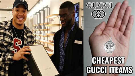 whats the cheapest thing i can buy from gucci|cheapest thing on gucci website.